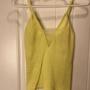 Free people yellow tank top